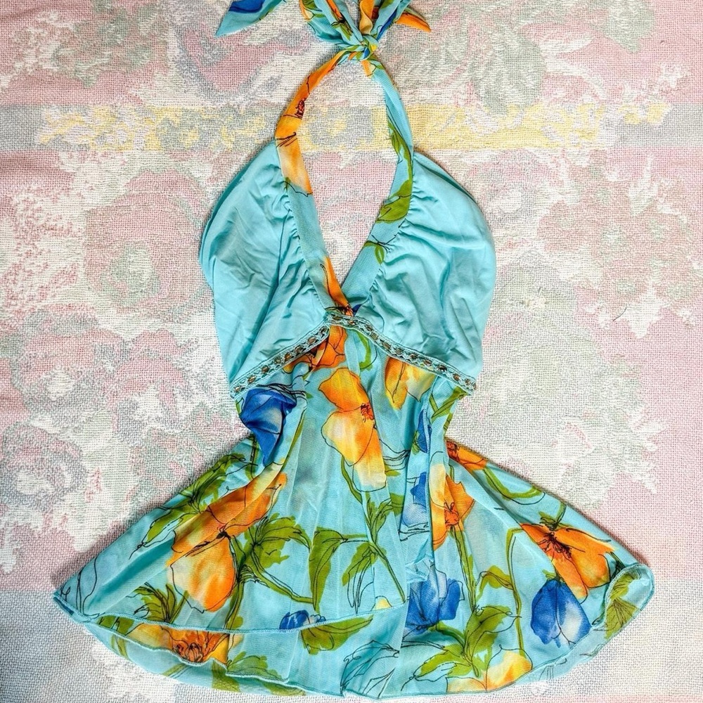 Toska Vintage Beaded Halter M/L